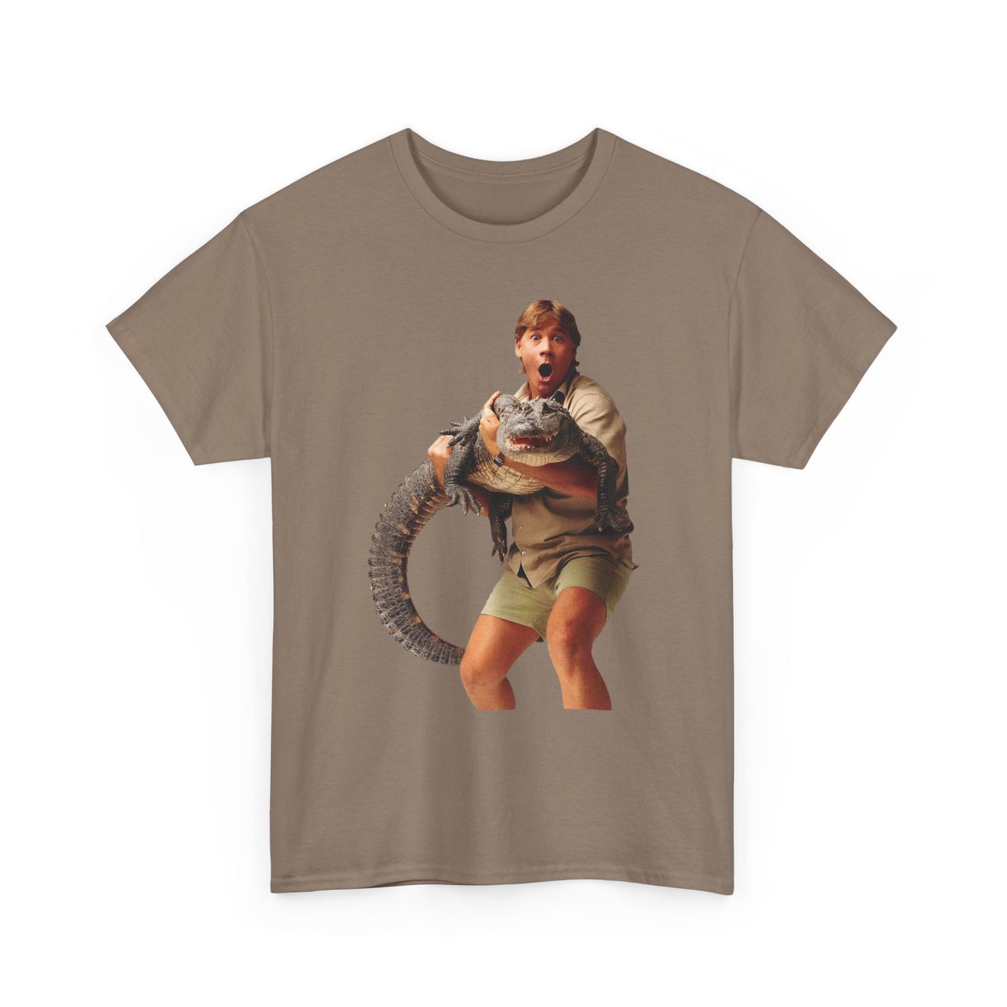 Crocodile Hunter Funny Retro 90's Graphic T Shirt Unisex Heavy Cotton Tee