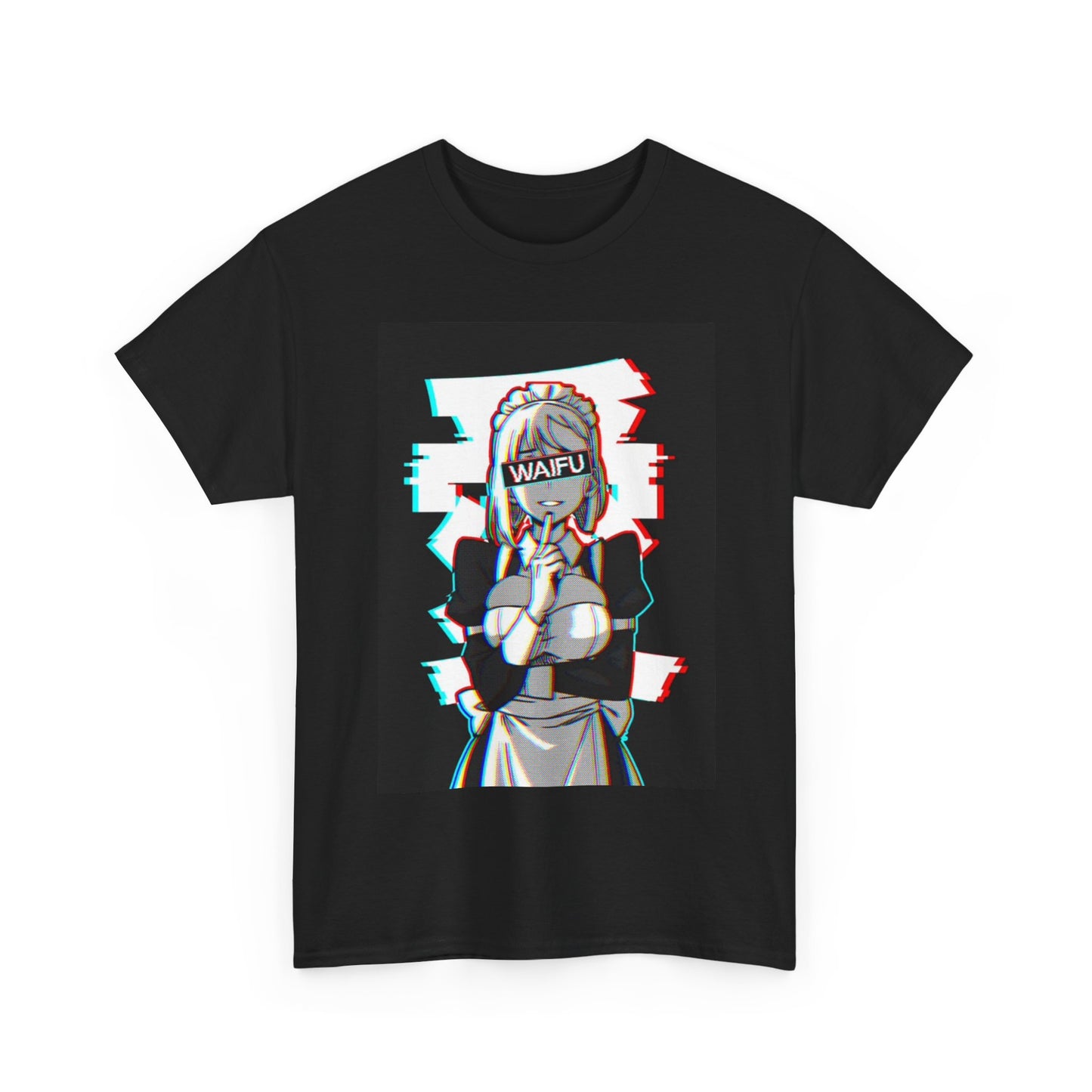 Waifu Anime T-shirt Girl Graphic Cartoon Retro Gaming Unisex Heavy Tee Gamer 51