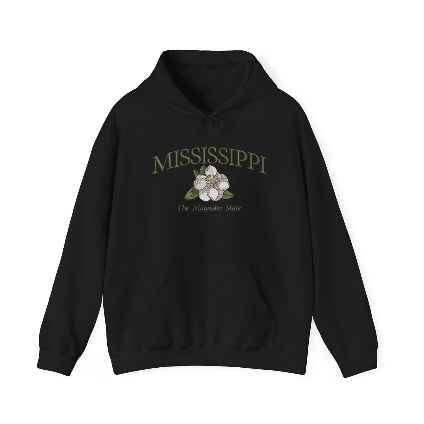 Mississippi The Magnolia State Graphic Hoodie Heavy Blend Sweatshirt NEW