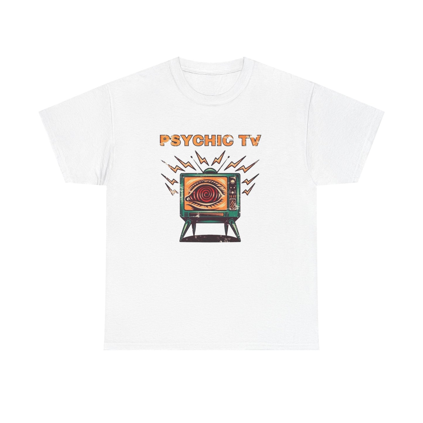 Physic TV Retro Graphic T Shirt NEW ADULT Unisex Heavy Cotton Tee