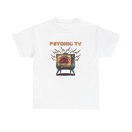 Physic TV Retro Graphic T Shirt NEW ADULT Unisex Heavy Cotton Tee