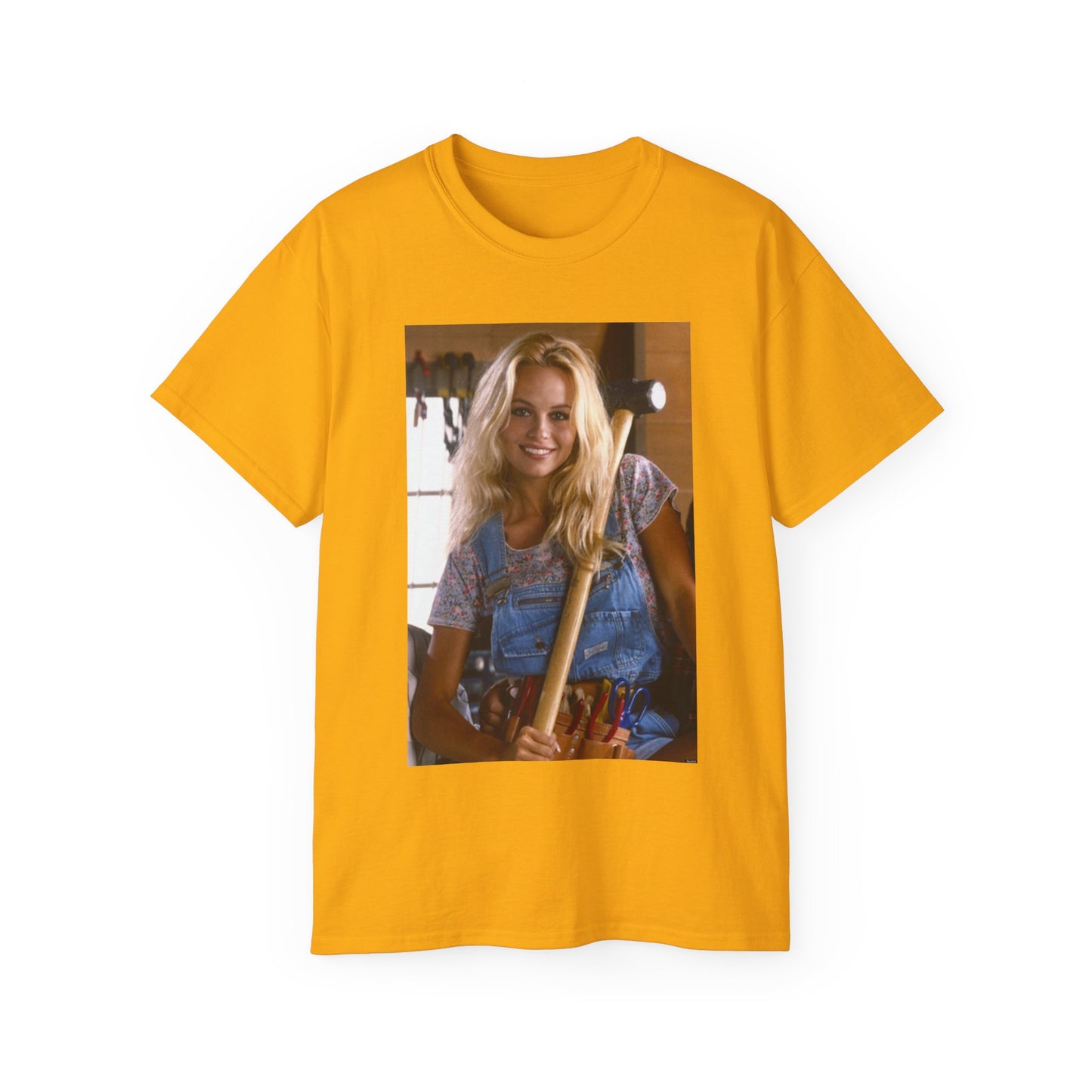 Pam Anderson playboy tool time 90s vintage Unisex Ultra Cotton Tee