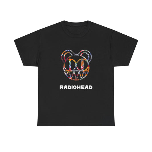 Radiohead shirt Vintage Rock retro graphic Unisex Heavy Cotton Tee mouse design