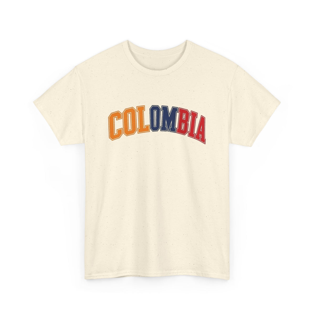 Colombia Graphic T Shirt Men's Classic Travel NEW Heavy Cotton Tee