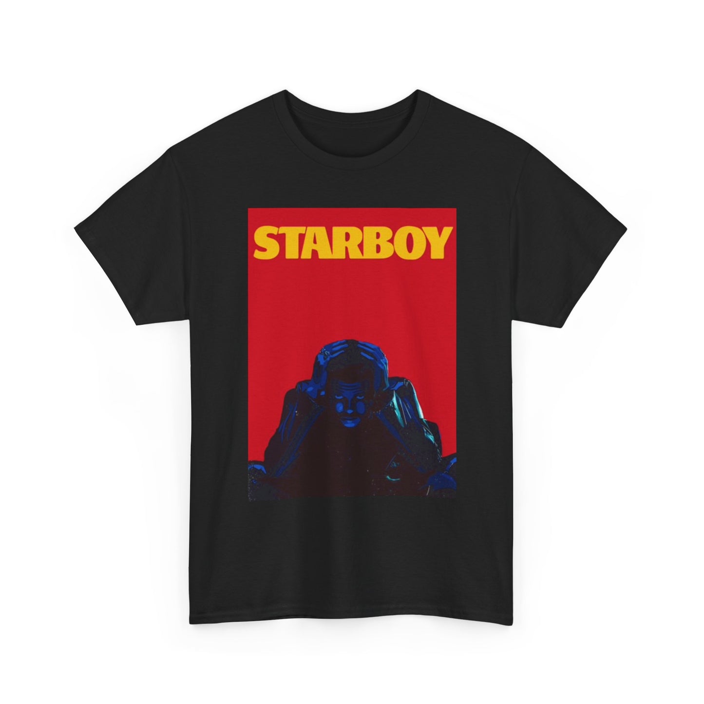 Starboy Graphic T Shirt Vintage Weekend Album Poster Unisex Heavy Cotton Tee