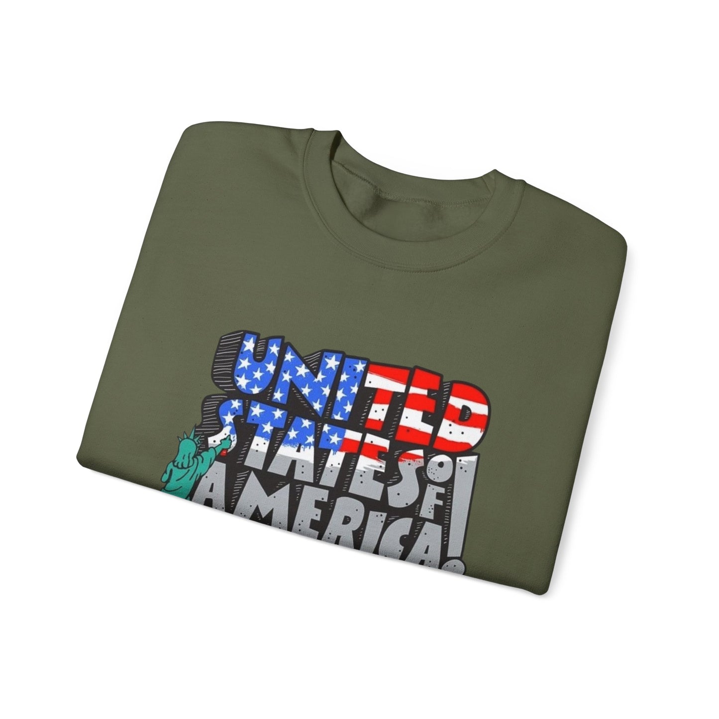 United States Of America Sweater NEW Unisex Heavy Blend™ Crewneck Sweatshirt