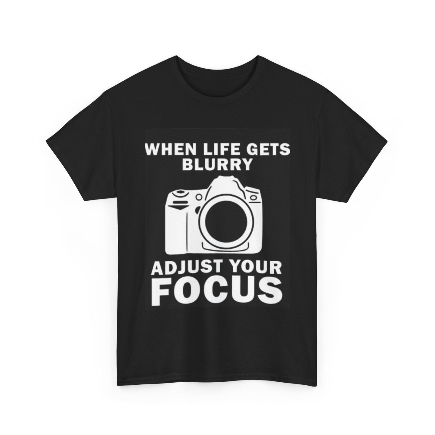 Photography T Shirt Funny Camera Graphic Unisex Heavy Cotton Tee