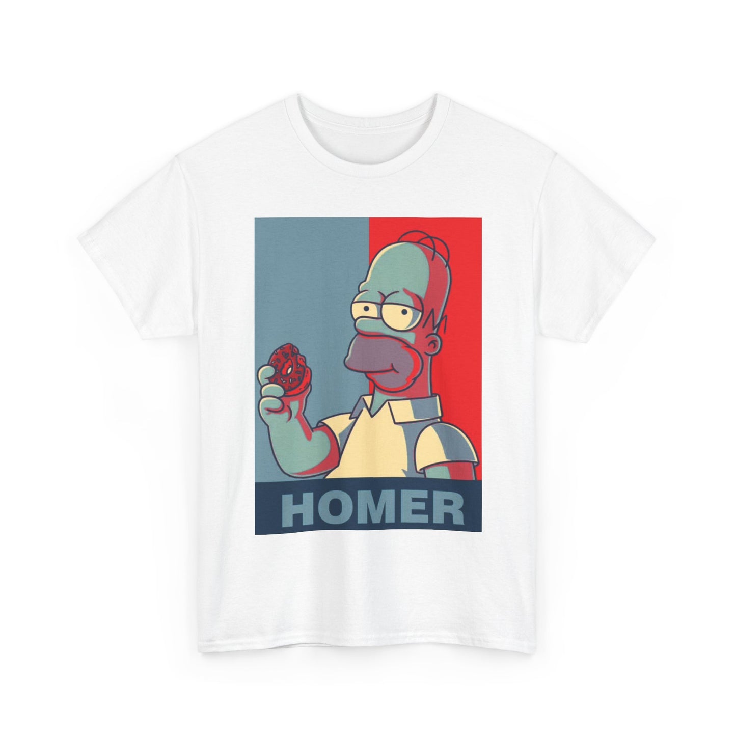Homer Simpson Tshirt Vintage Donut Graphic Gaming Unisex Heavy Cotton Tee