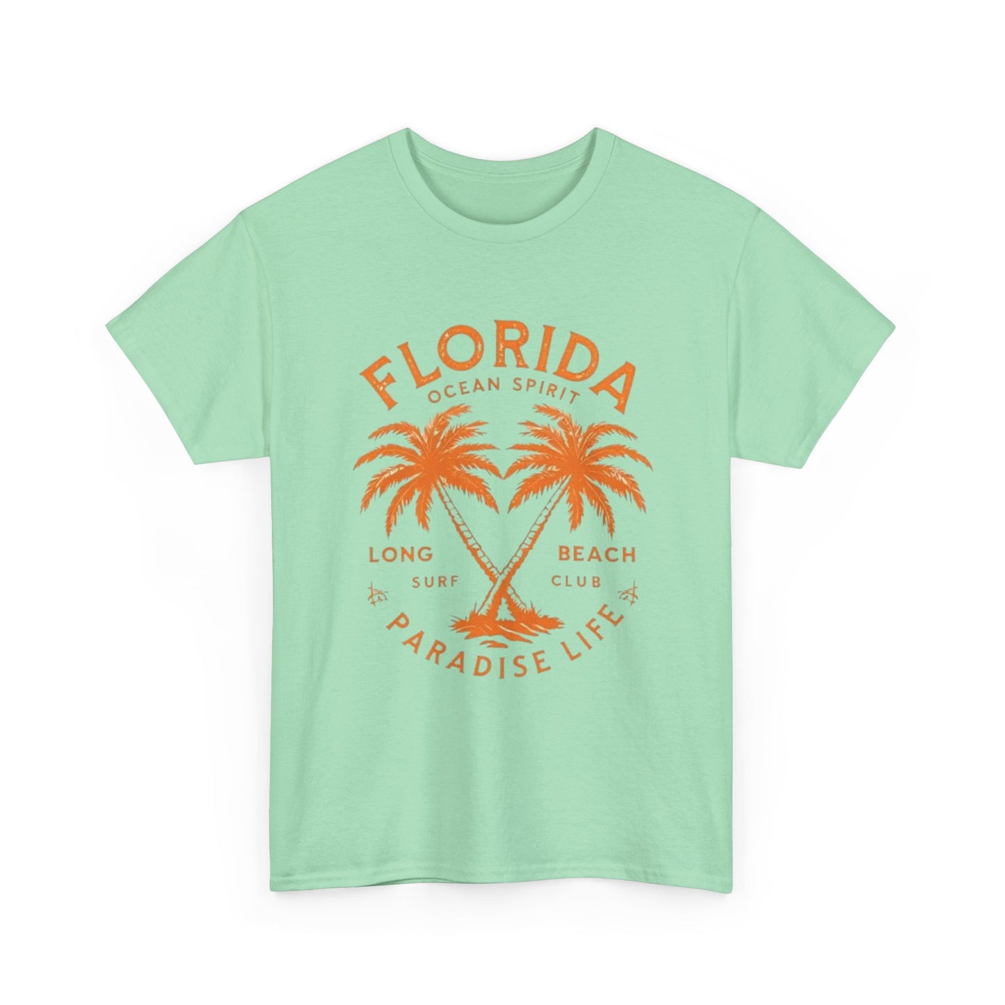 Florida Paradise Live Graphic T Shirt NEW Unisex Heavy Cotton Tee