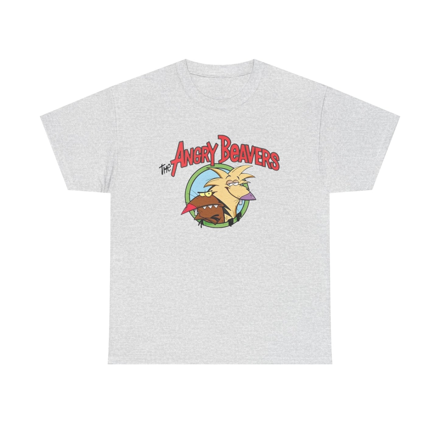 The Angry Beavers 90s Vintage Graphic T-Shirt Unisex Heavy Cotton Tee Gift NEW