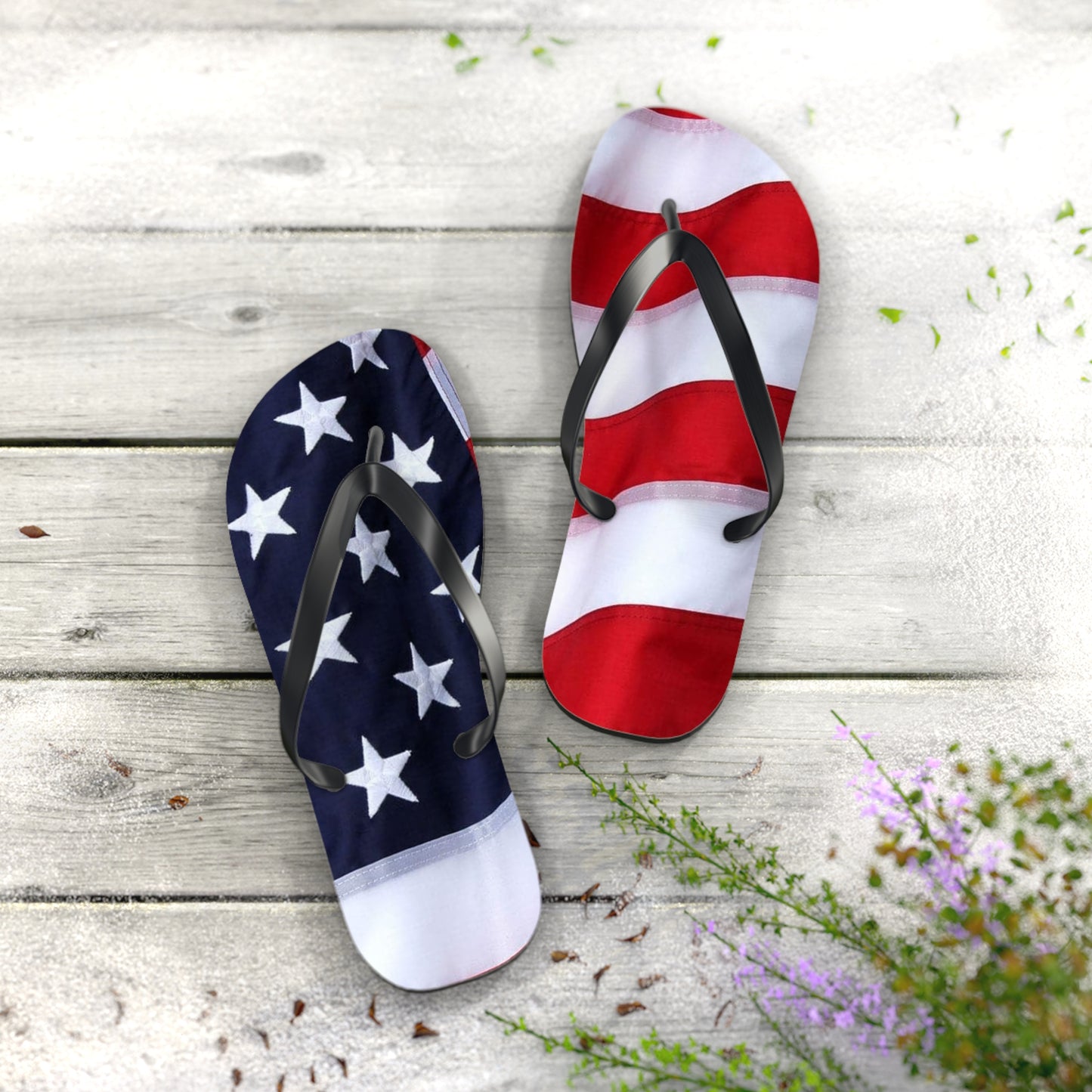 American Flag Flip Flops, Sandals Slides, Summer Footwear, Brand New