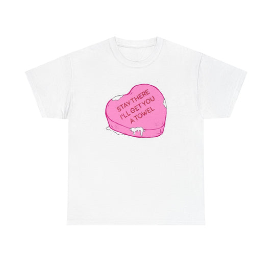 Stay There Ill Get You A Towel Sex Jokes Graphic T Shirt NEW Heavy Cotton Tee