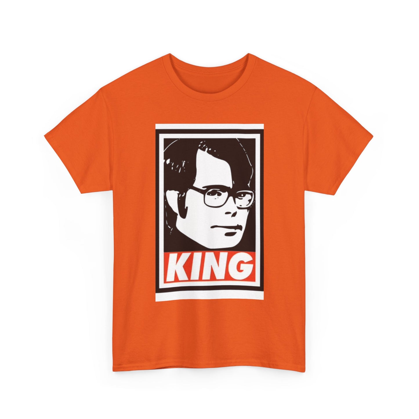 Stephen King Shirt Retro Poster Horror Funny Gift Scary Unisex Heavy Cotton Tee