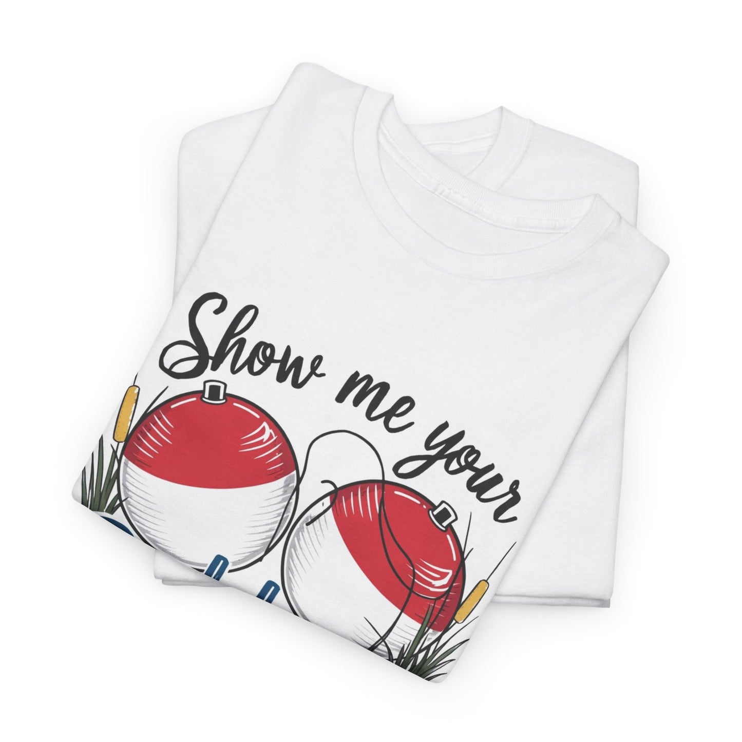 Funny Fishing Sex Jokes Graphic T Shirt Men's Heavy Cotton Tee