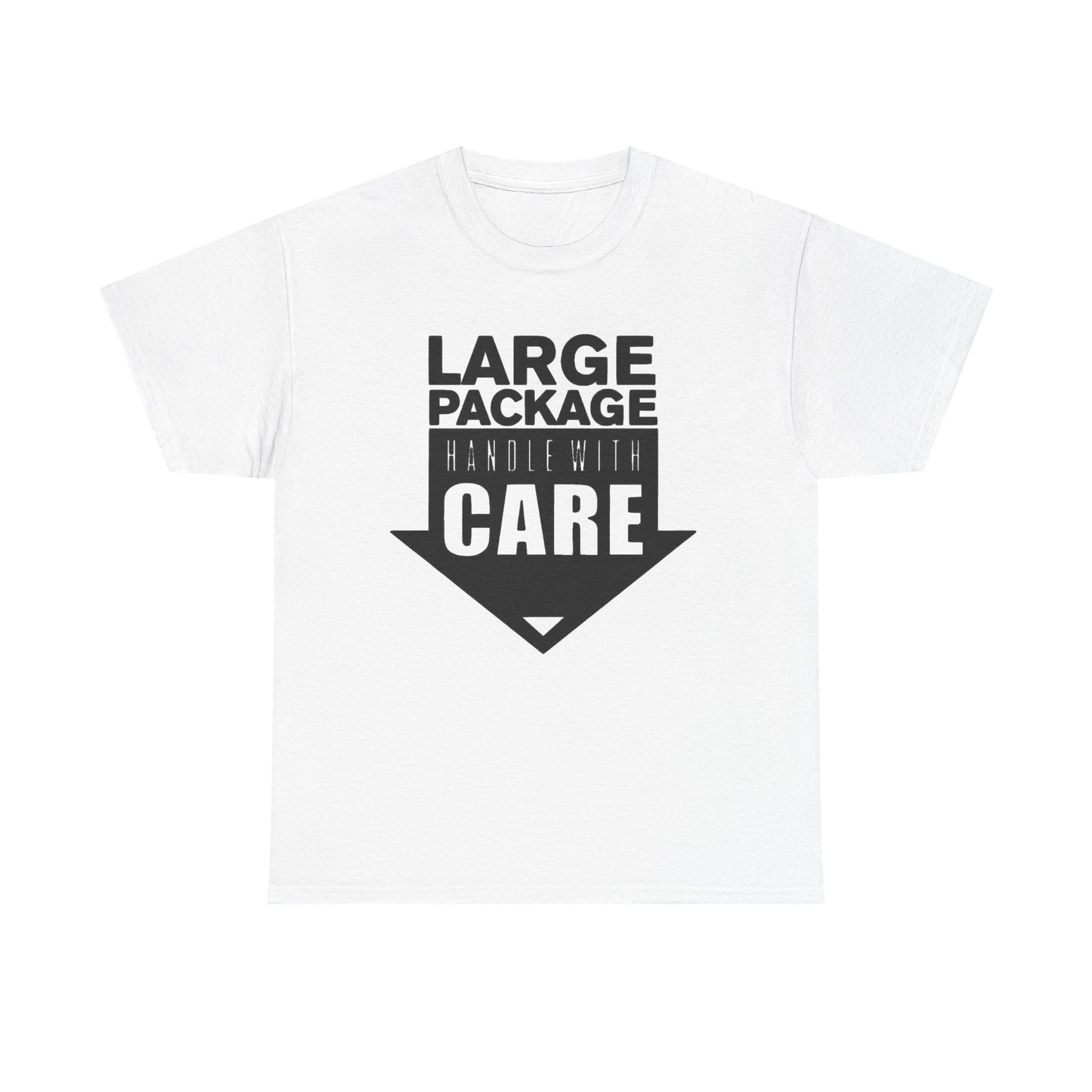 Large Package Jokes Sex Raunchy Humor Graphic T Shirt NEW ADULT