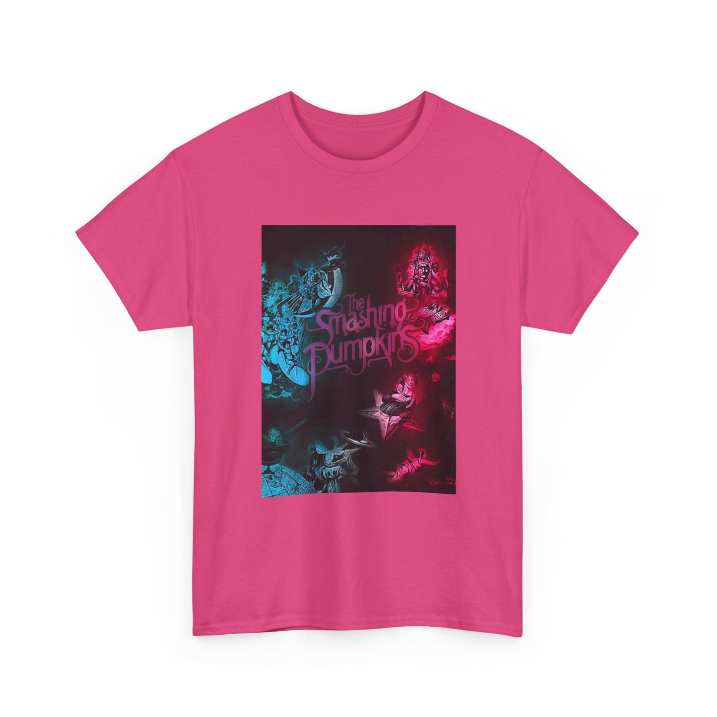 The Smashing Pumpkins Tshirt Vintage Merch Neon Unisex Heavy Cotton Tee