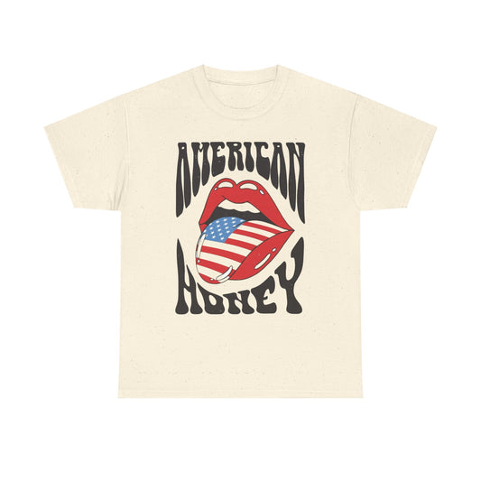 American Honey Graphic T Shirt NEW ADULT Unisex Heavy Cotton Tee