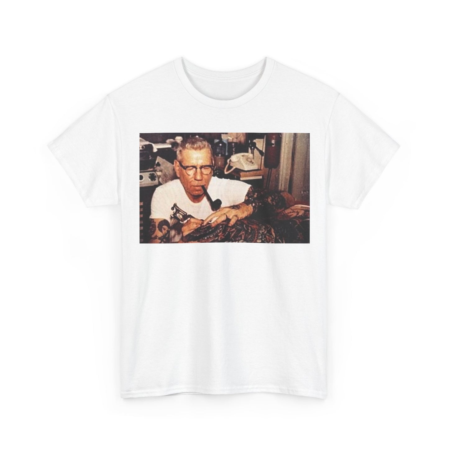Sailor Jerry Tshirt Vintage Navy Tattoos Sailor Retro Unisex Heavy Cotton Tee uu