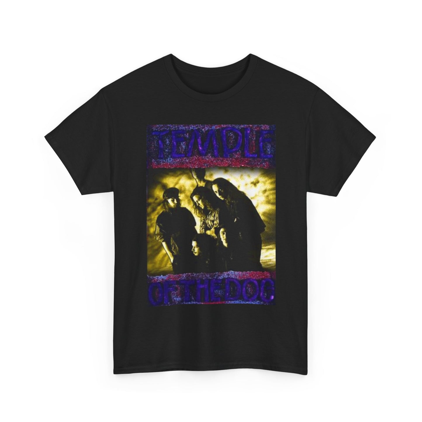 Temple of the Dog Tshirt Vintage Grunge Graphic Pearl Unisex Heavy Cotton Tee