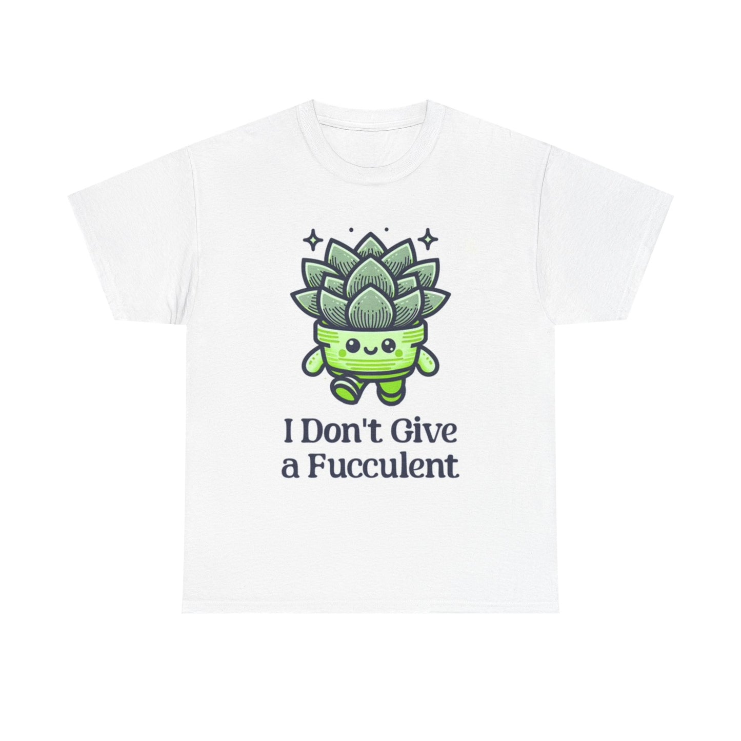 Succulent Plant Funny Graphic T Shirt Unisex Heavy Cotton Tee