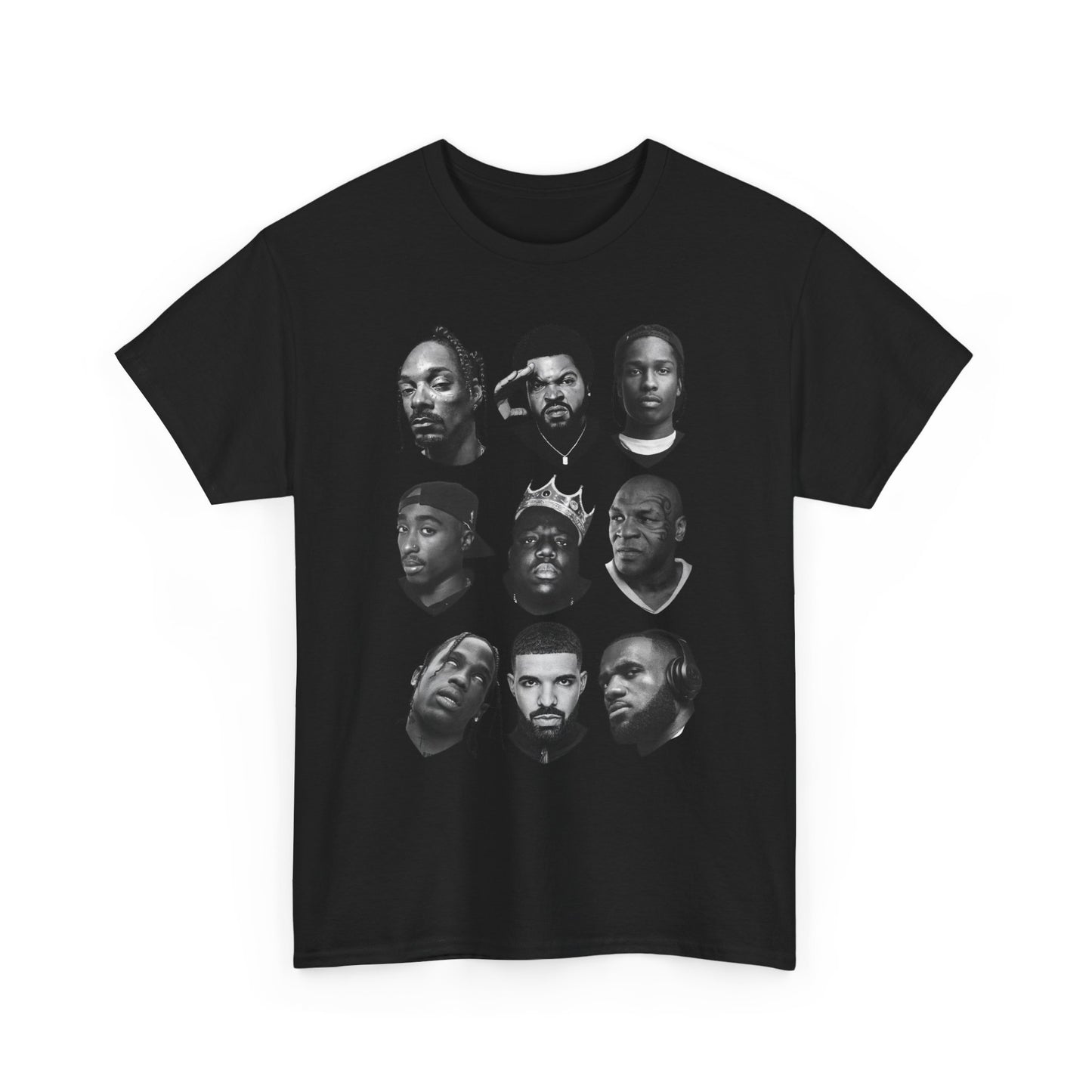 Hip Hop Legends Rap Vintage Graphic T Shirt NEW Unisex Heavy Cotton Tee