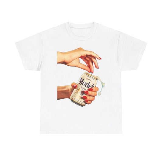 Modelo Beer Vintage Poster T Shirt Unisex Heavy Cotton Tee Gift