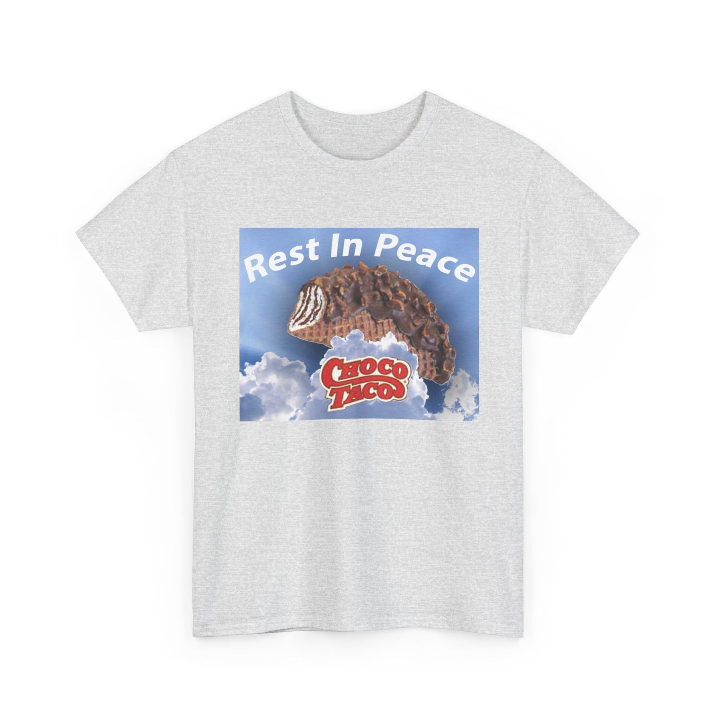 Choco Taco Shirt Funny RIP Ice cream Nostalgic 90s Unisex Heavy Cotton Tee