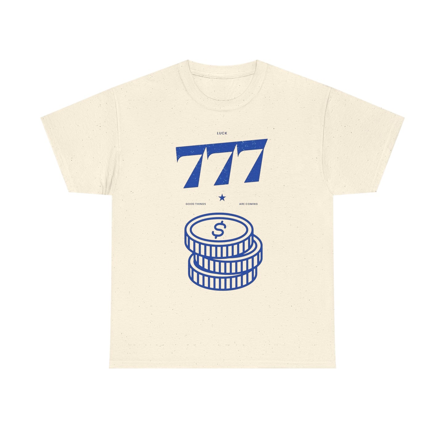 Luck 777 Retro Graphic T Shirt Unisex Cotton Tee - New Gift - Tee