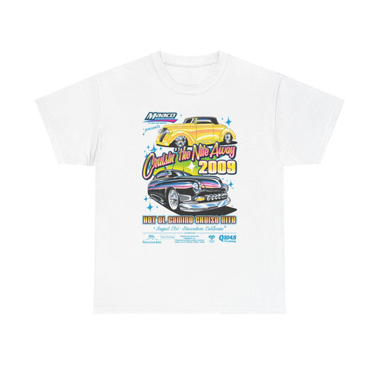 Retro Muscle Car Show Cruise In Graphic T Shirt Unisex Heavy Cotton Tee 9