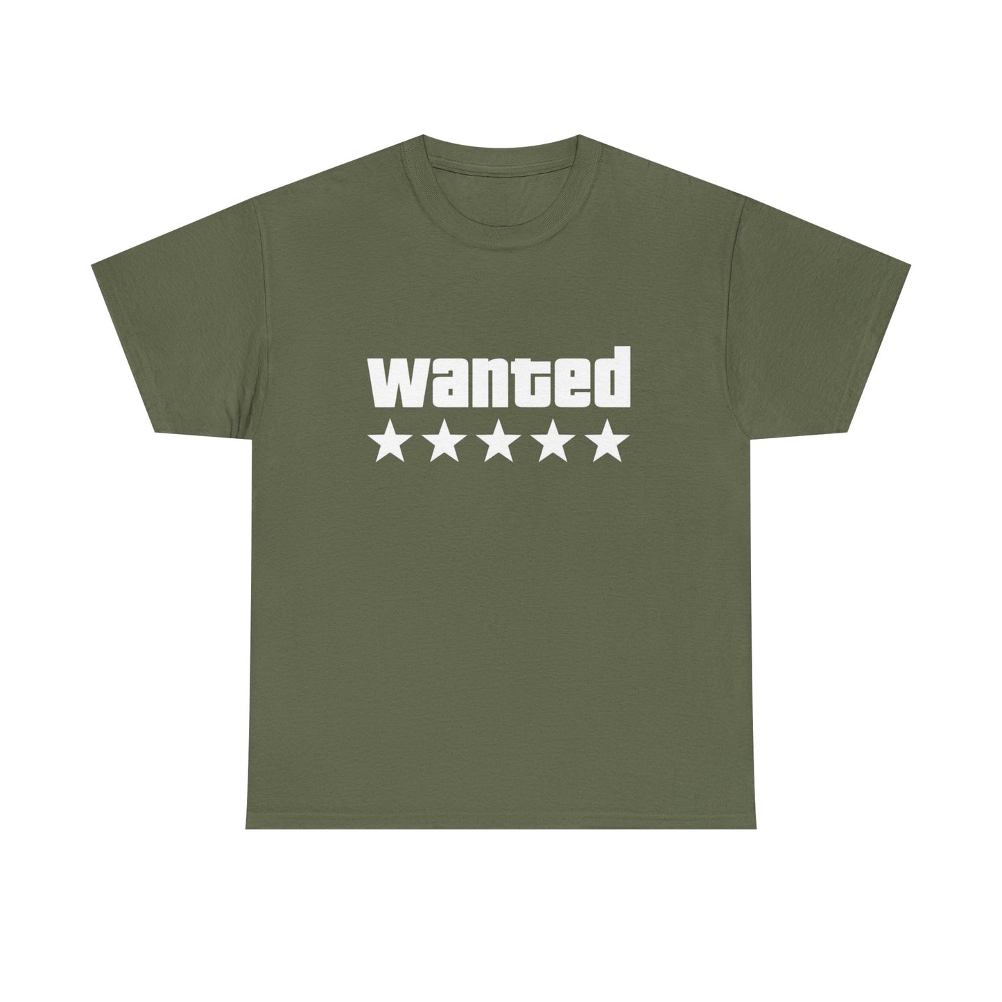 Wanted Five Stars GTA Graphic T Shirt NEW ADULT
