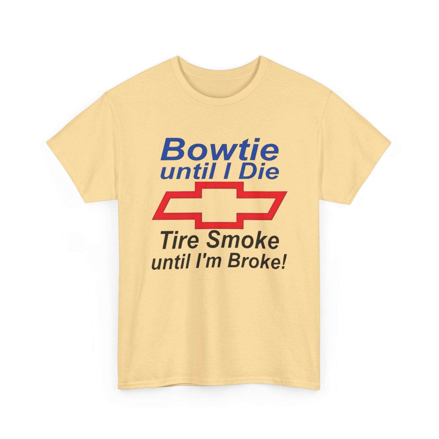 Chevrolet Bowtie Till I Die Retro Graphic T Shirt NEW ADULT Tee