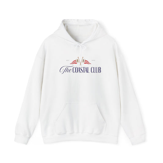 The Coastal Club Retro Graphic Hoodie Unisex Heavy Blend™ Hooded Sweatshirt