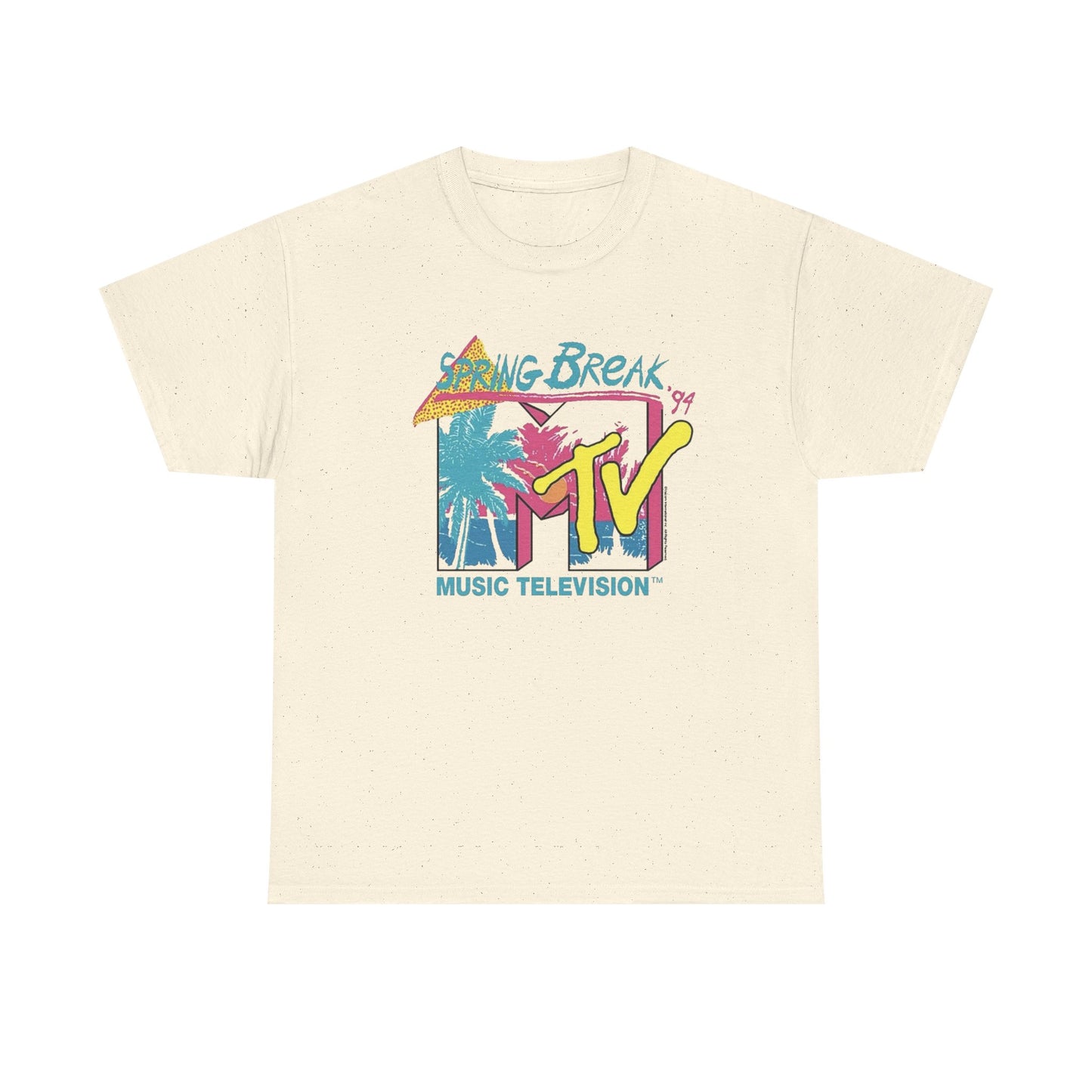 MTV Spring Break 1994 Vintage Graphic T-Shirt Unisex Heavy Cotton Tee
