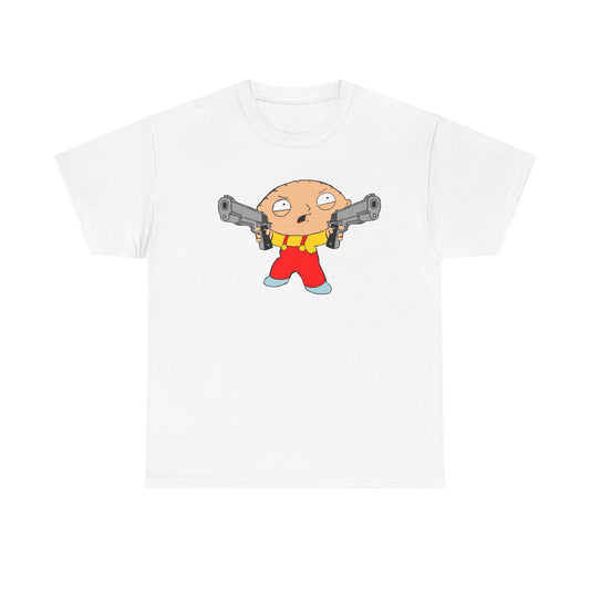 Family Guy Stewie Tshirt Funny Cartoon Graphic Retro Unisex Heavy Cotton Tee