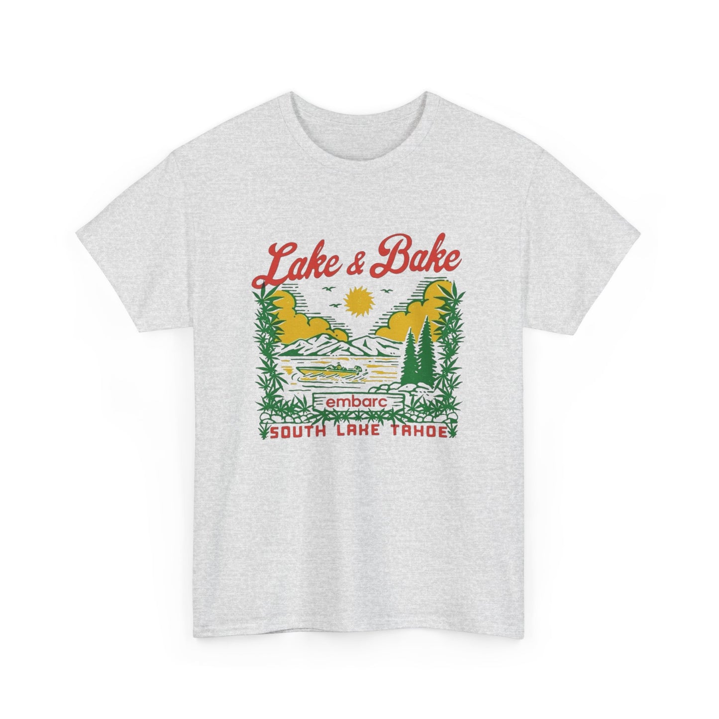 Lake And Bake 420 Graphic T Shirt NEW Adult Tee