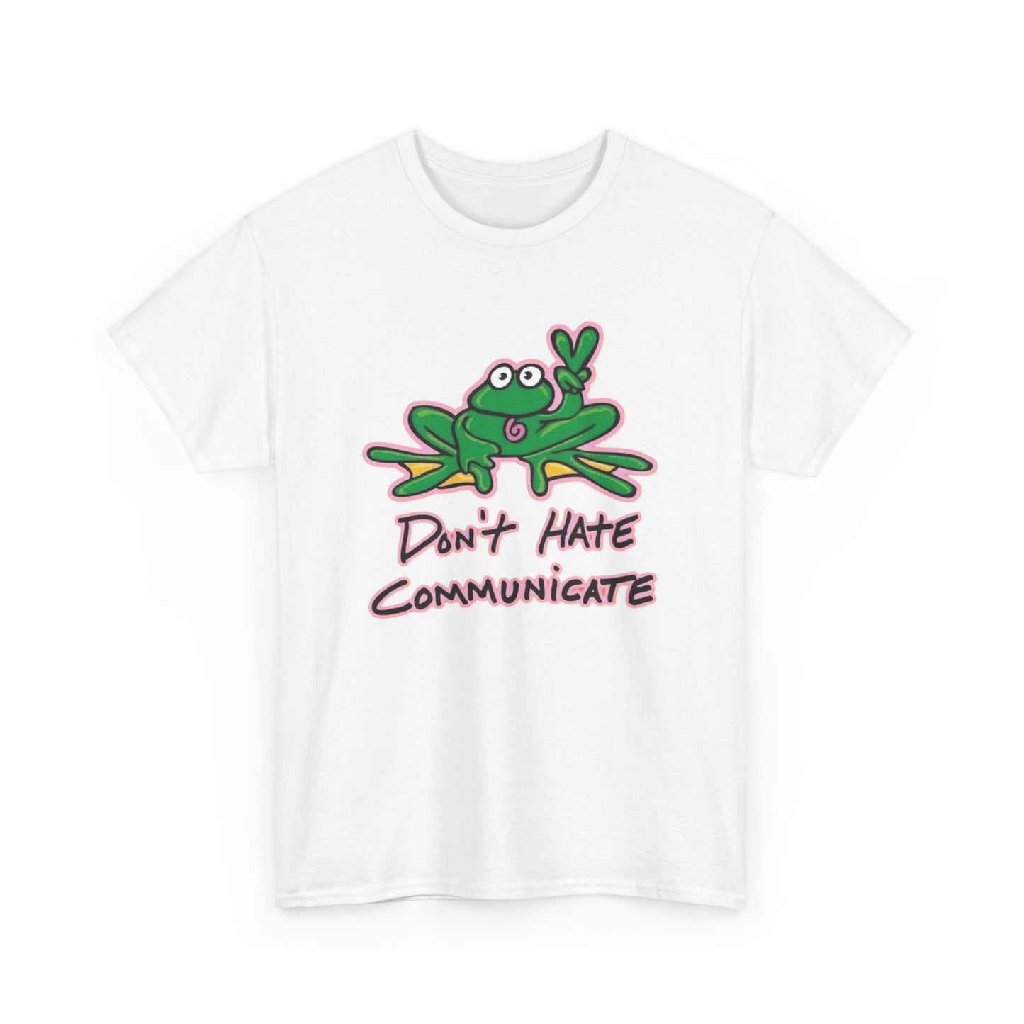 Don't Hate Communicate Graphic T Shirt NEW ADULT Tee