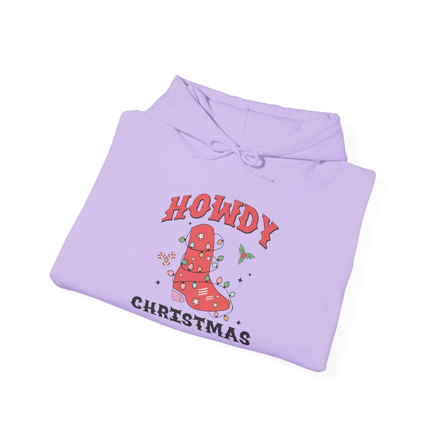 Howdy Christmas Graphic Hoodie Unisex Heavy Blend™ Hooded Sweatshirt