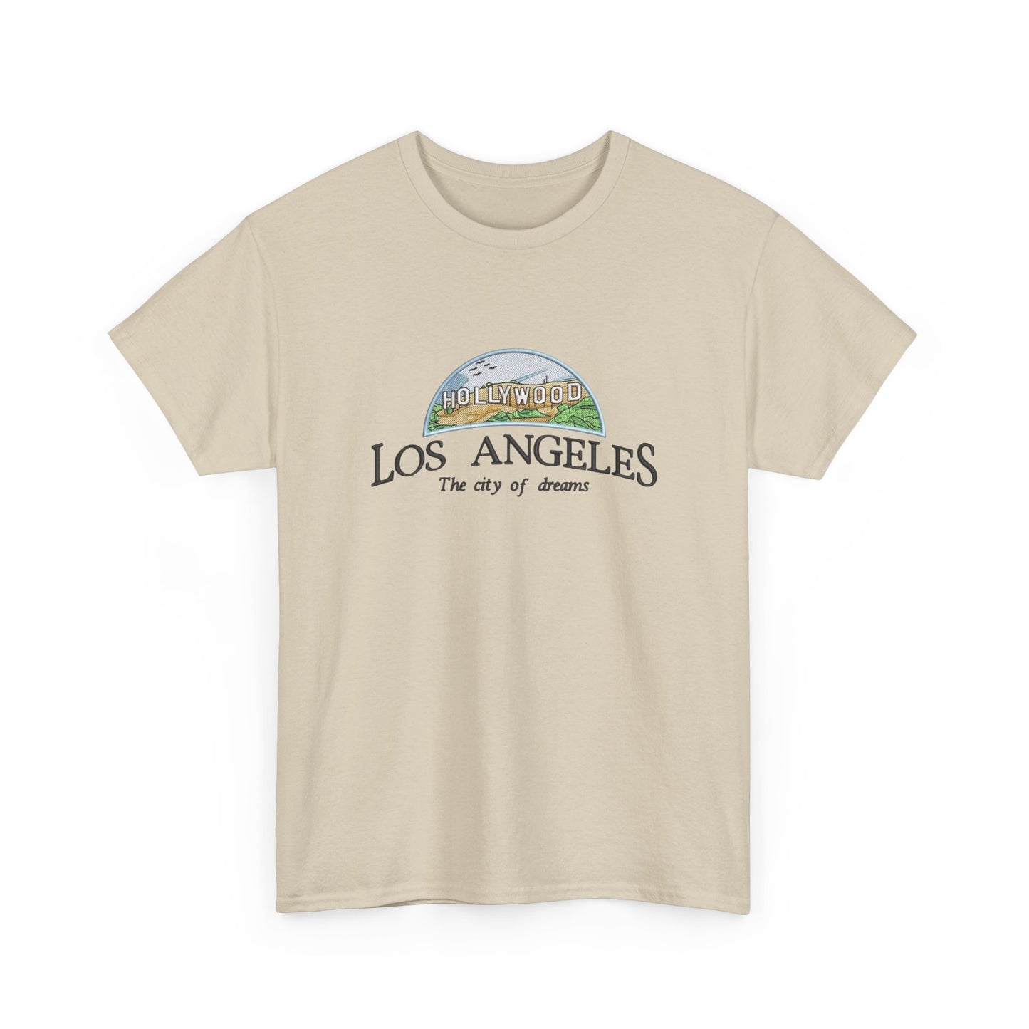 Los Angeles City Of Dreams Graphic T Shirt NEW Unisex Heavy Cotton Tee