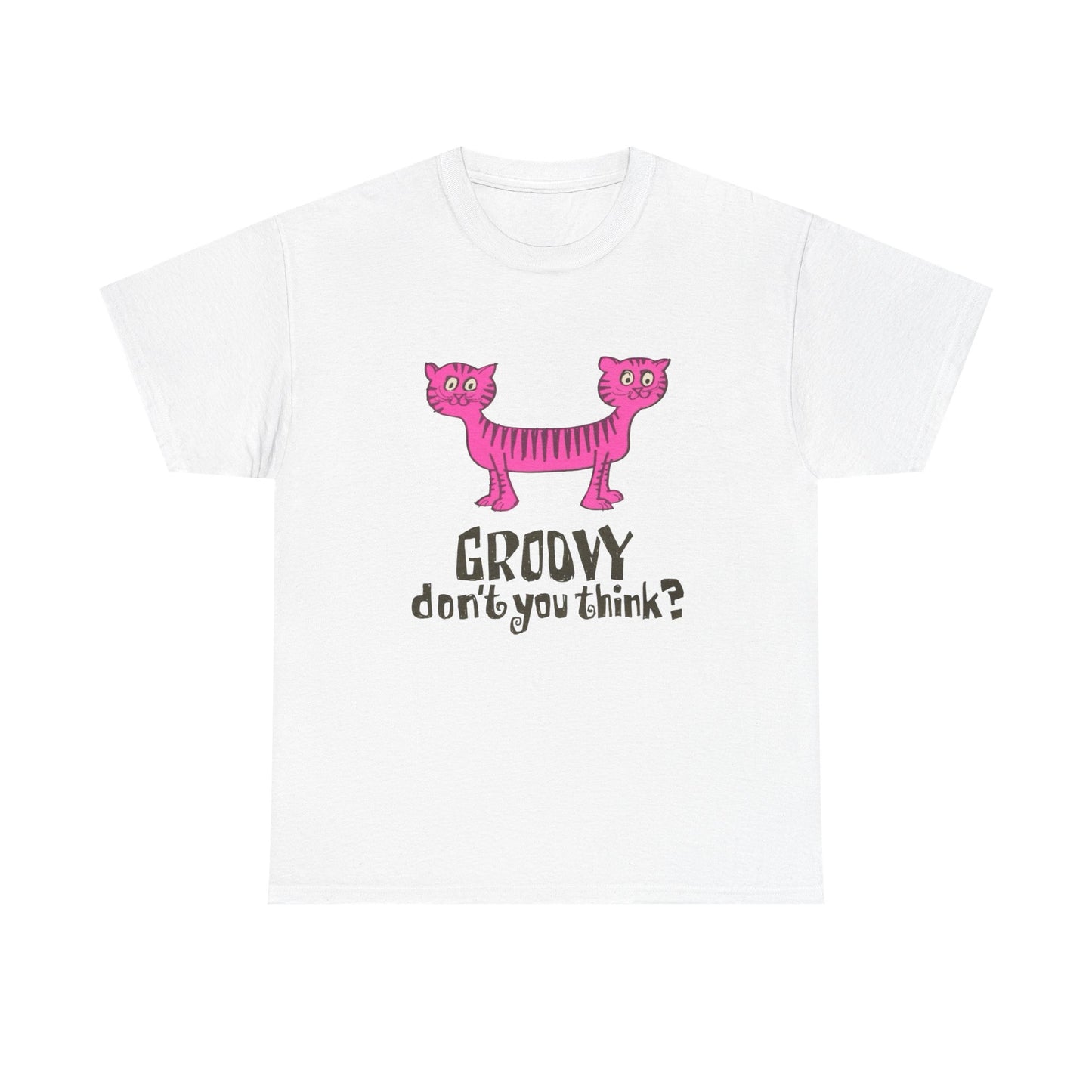 Groovy Don't You Think Retro Graphic T Shirt NEW Adult Tee