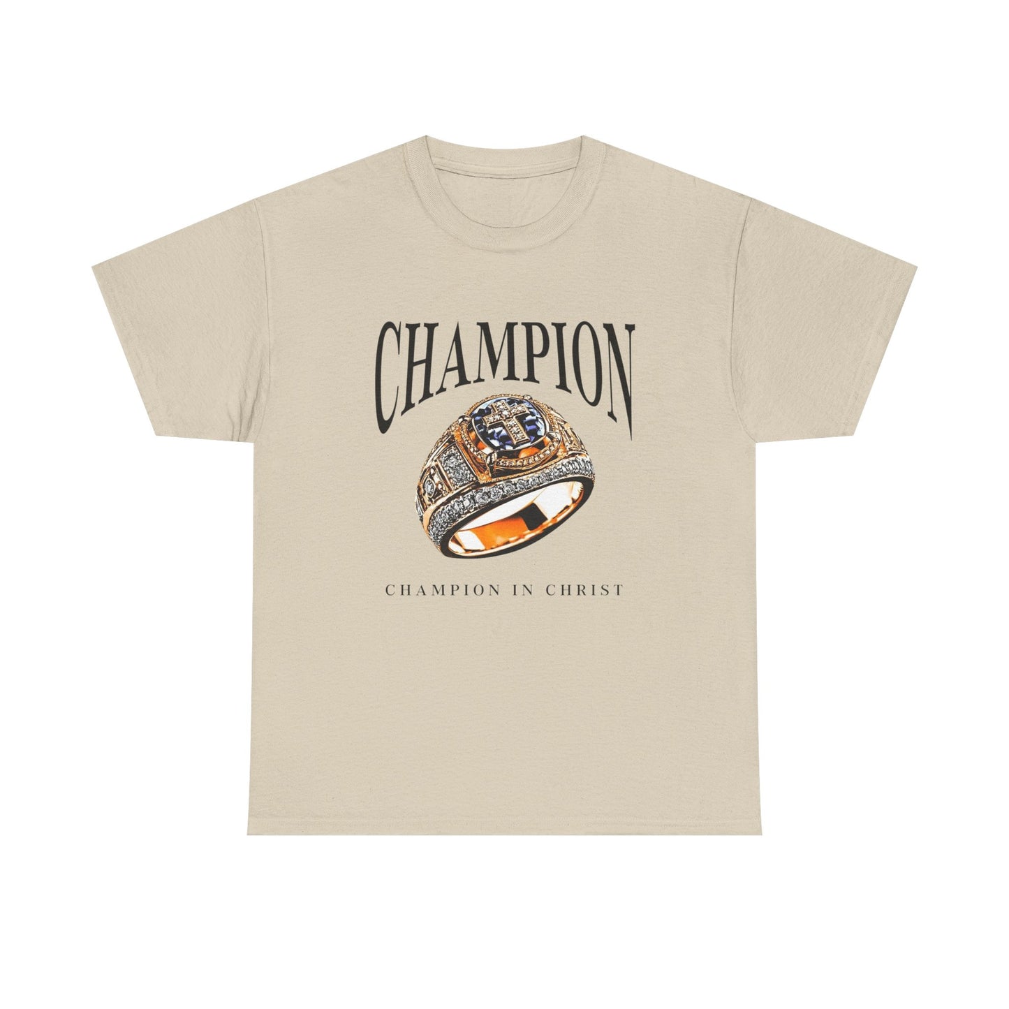 Champion In Christ Graphic T Shirt ADULT NEW