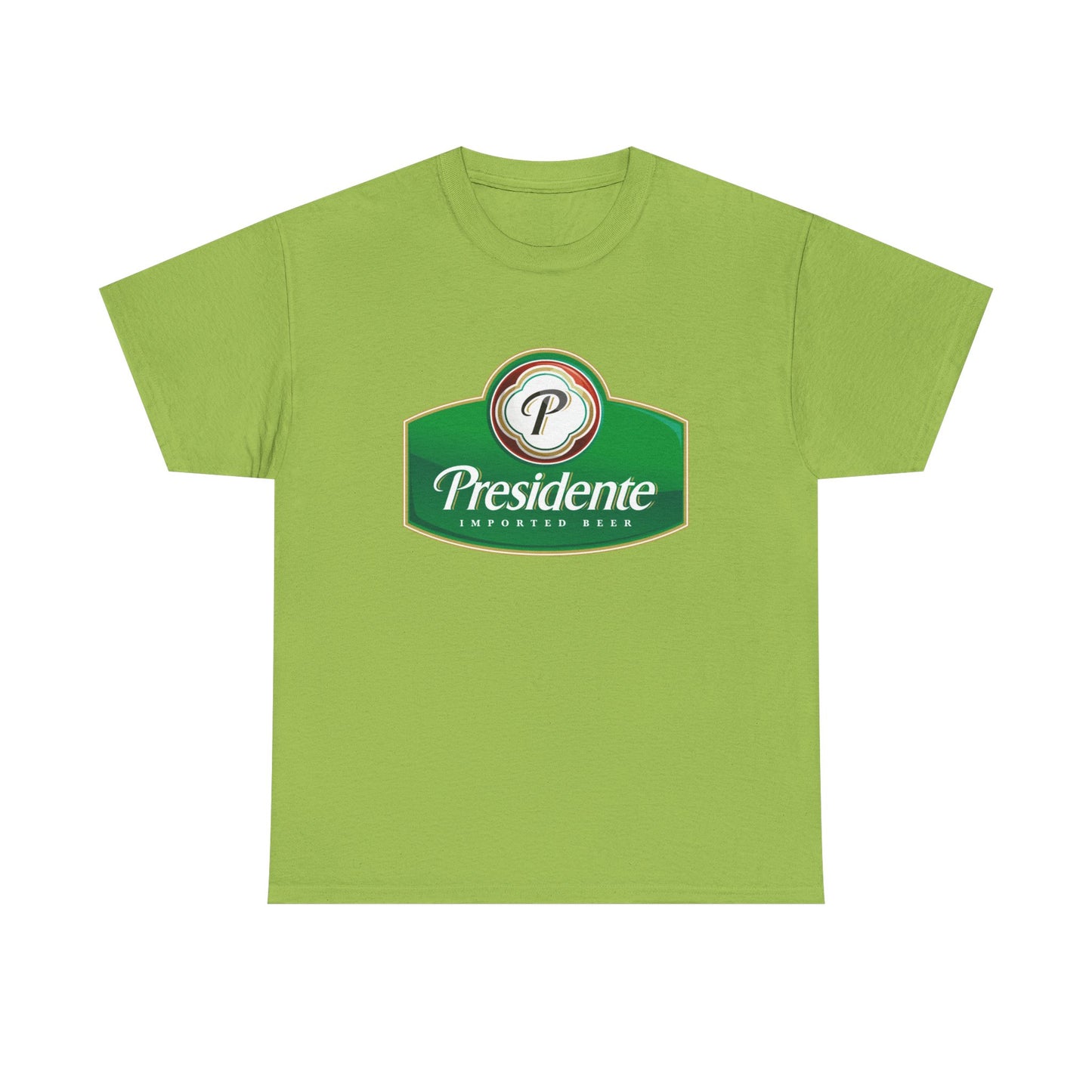 Presidente Beer Logo Shirt Retro Poster Unisex Heavy Cotton Tee