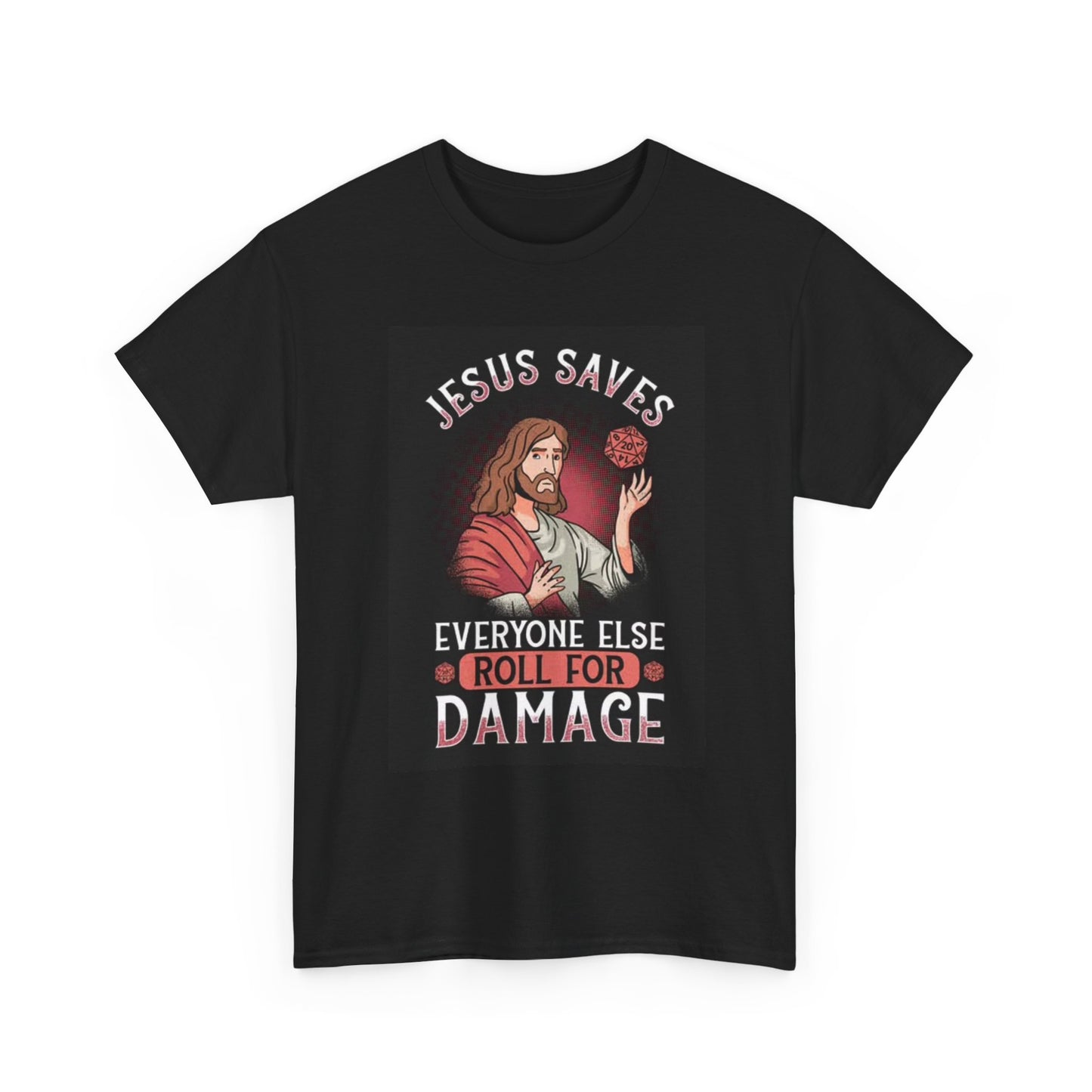 Jesus Saves Shirt Funny Graphic God Graphic Bible Unisex Heavy Cotton Tee