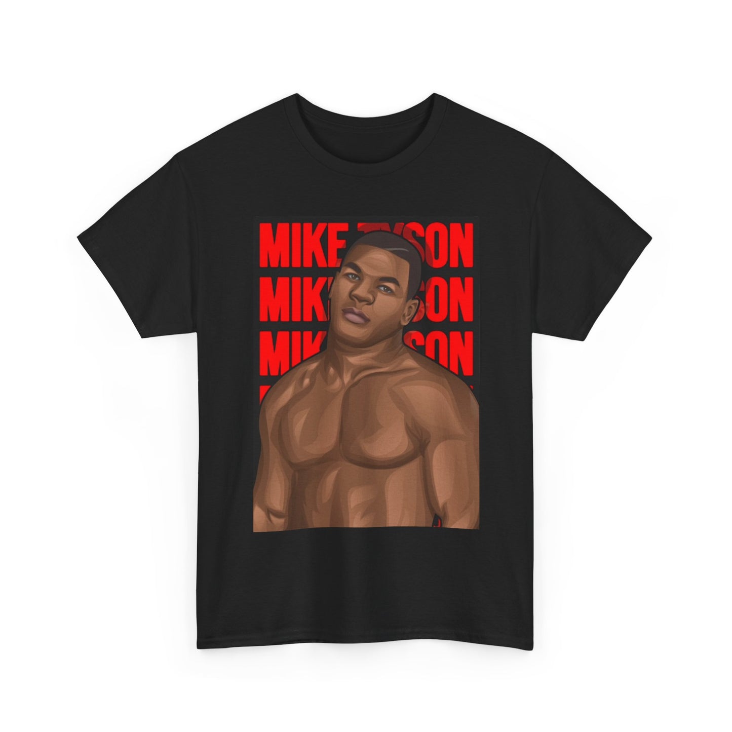 Mike Tyson Tshirt Cartoon Graphic Boxing MMA UFC Unisex Heavy Cotton Tee