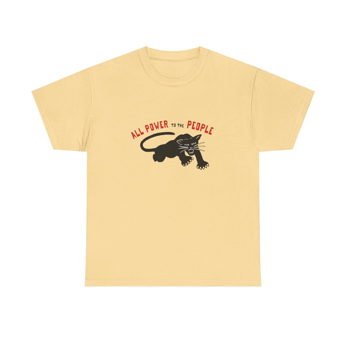All Power To The People Graphic T Shirt Unisex Heavy Cotton Tee