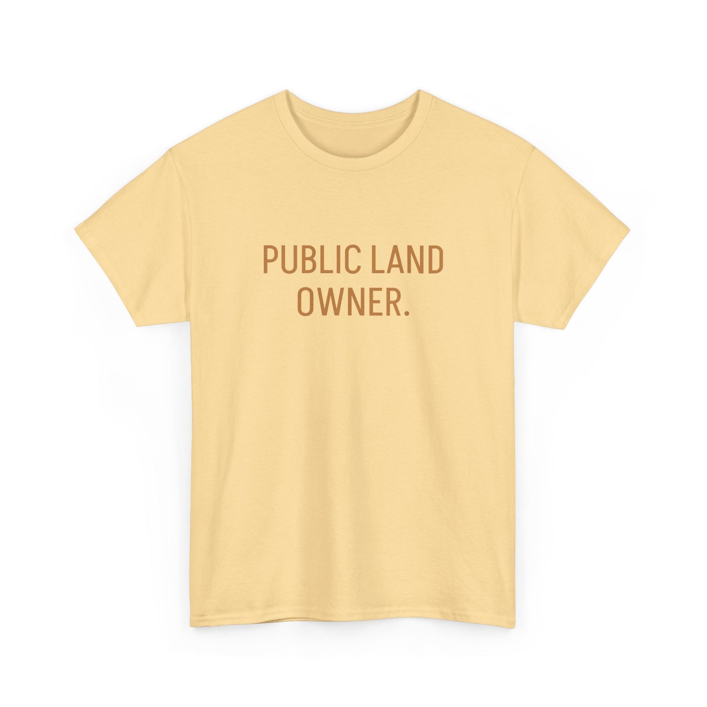 Public Land Owner Joe Rogan Graphic T Shirt S-5XL Unisex Heavy Cotton Tee