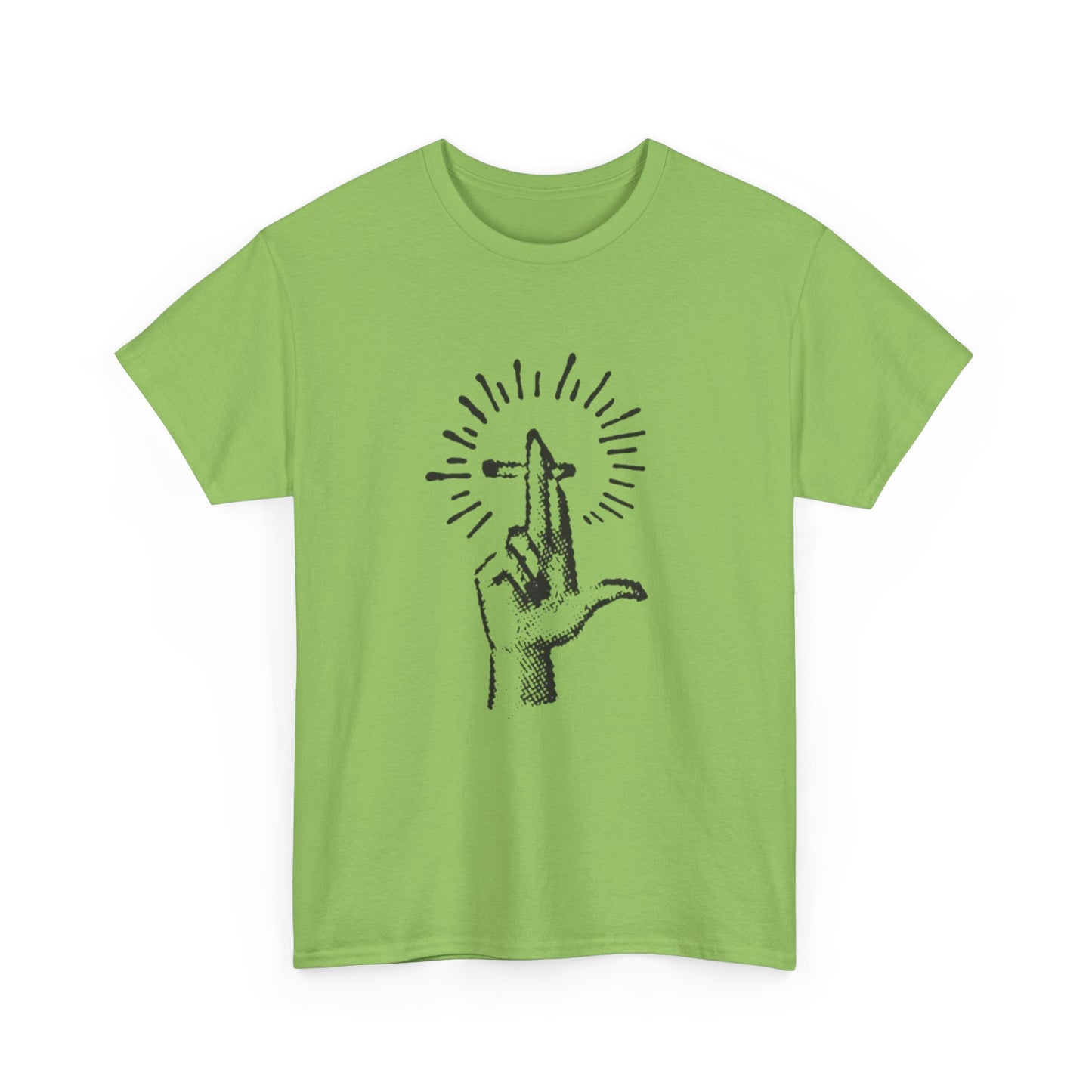 Light It Up Weed Joint Graphic T Shirt Unisex Heavy Cotton Tee