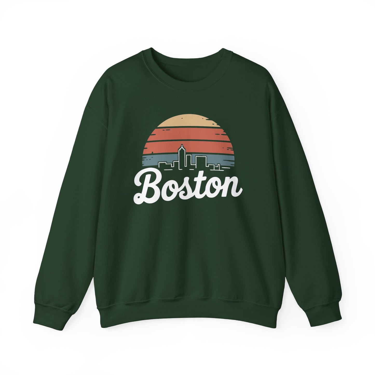 Boston Skyline Sweater NEW Unisex Heavy Blend™ Crewneck Sweatshirt