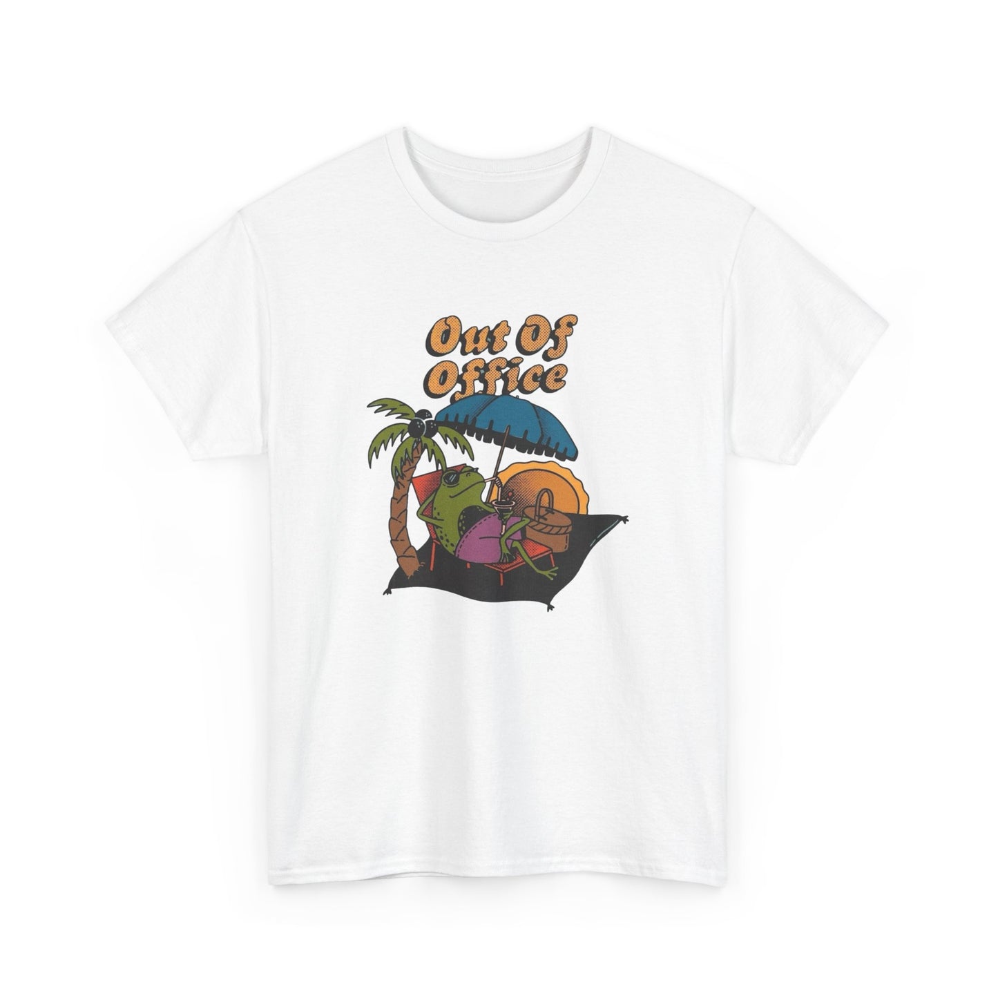 Out Of Office Funny T Shirt Graphic Unisex Heavy Cotton Tee NEW GIFT