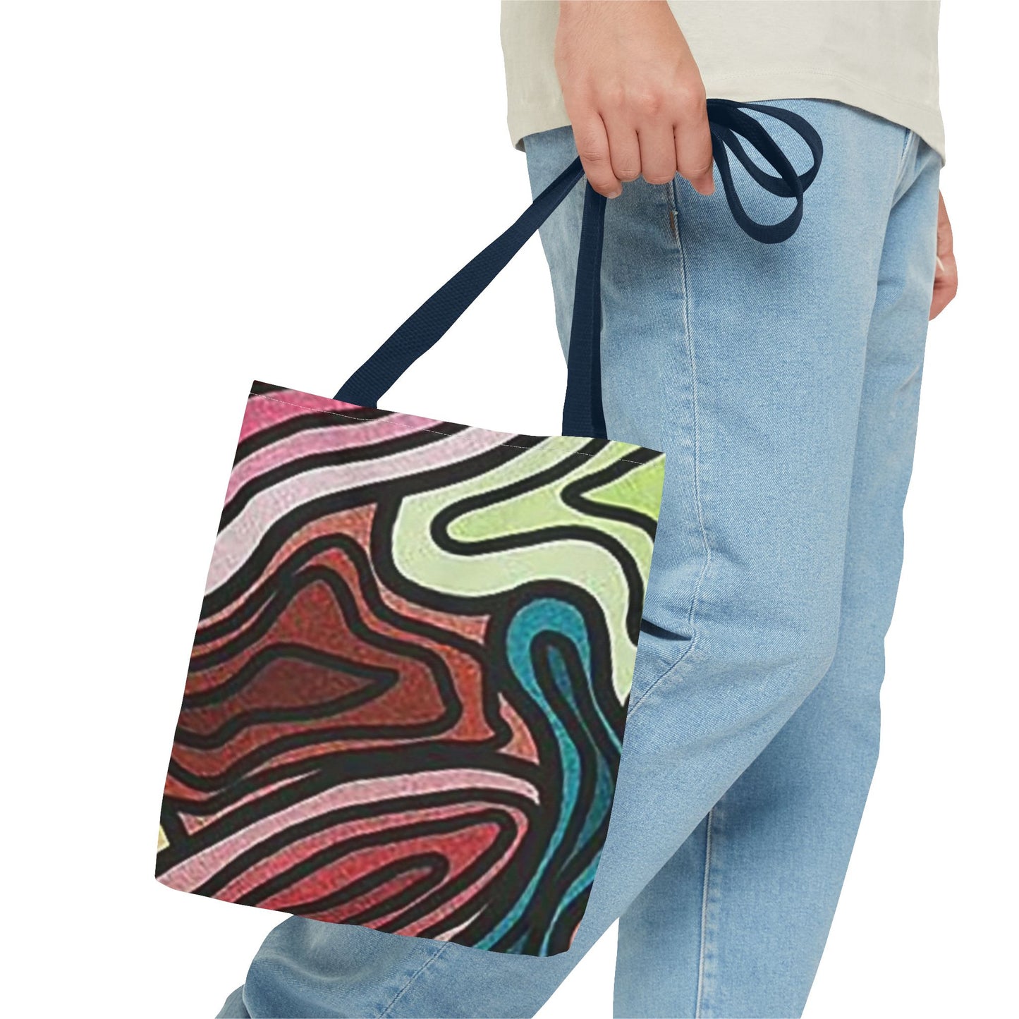 70s Multi Color BRAND NEW MODERN Tote Bag (AOP)
