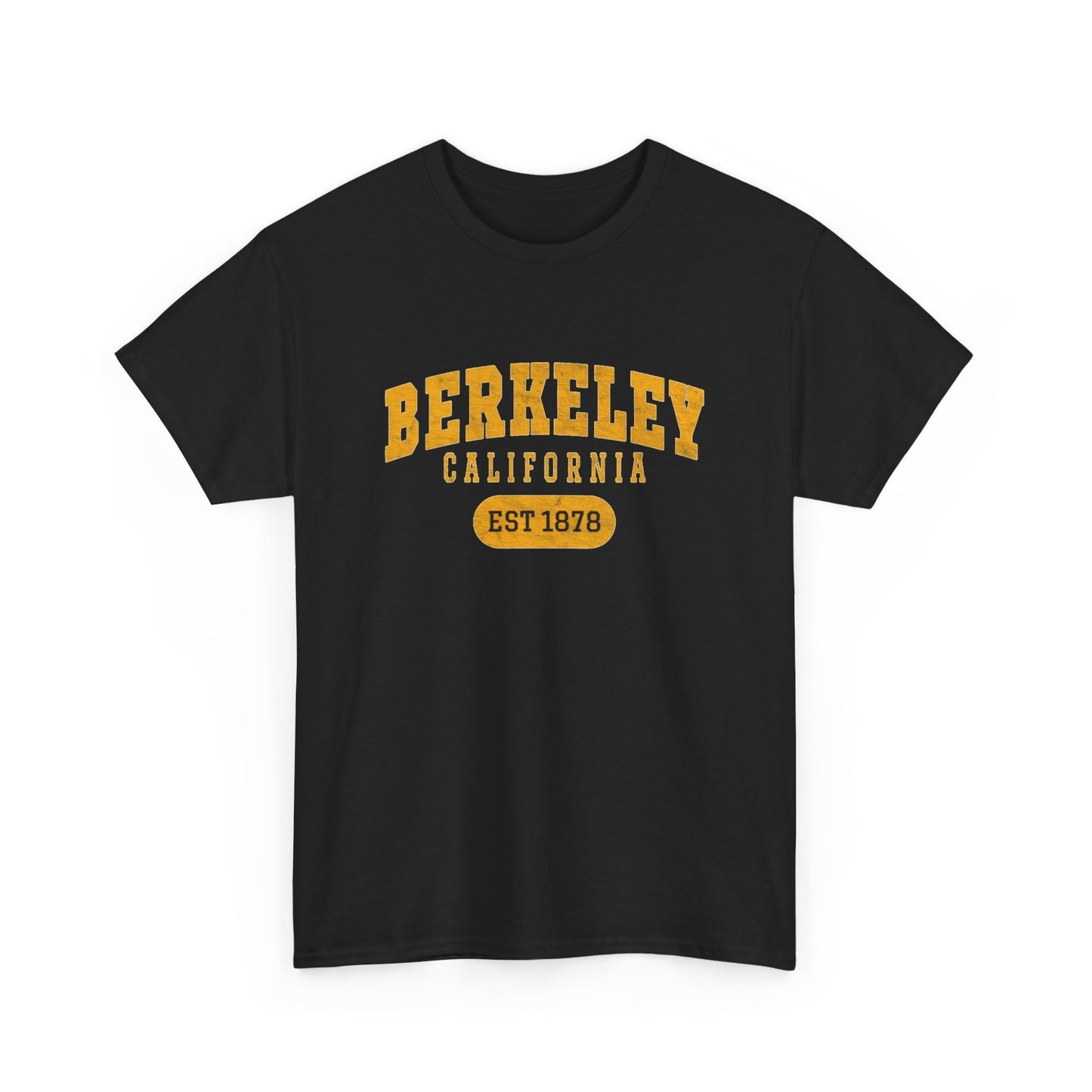 Berkeley California Retro Graphic T Shirt Men's Heavy Cotton Tee - Quality - Modern True to Size